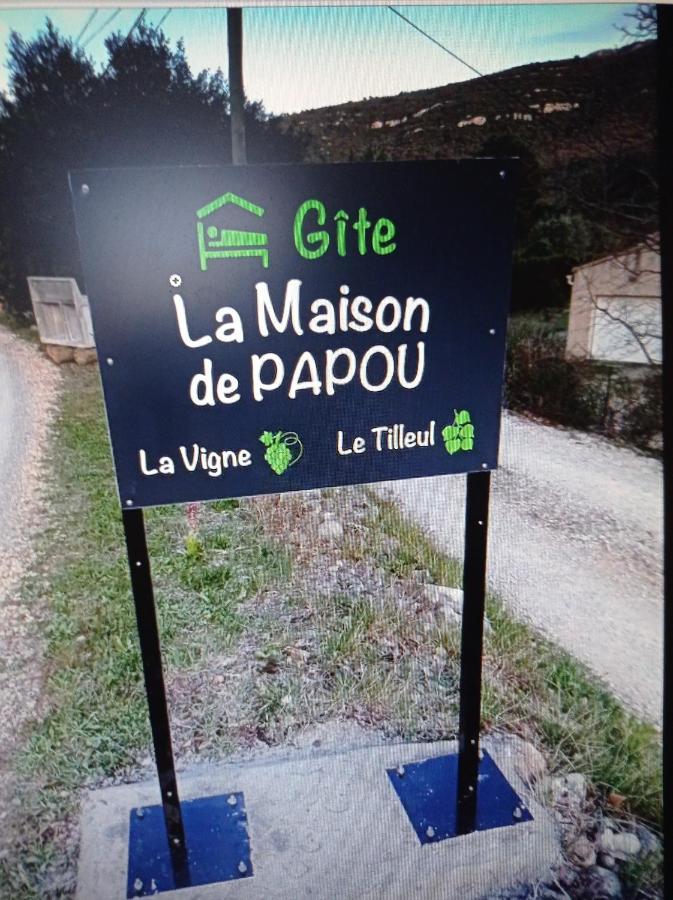 La Maison De Papou La Vigne A Nans Les Pins 83860 Exterior foto
